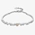Clogau Sterling Silver Celebration White Topaz Bracelet 3SCEL899