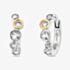 Clogau Two Colour Celebration Topaz Huggie Hoop Earrings 3SCEL932