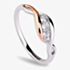 Clogau Past Present Future White Topaz Ring 3SPPFR