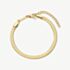 D.Louise Yellow Gold Tone Plated Stainless Steel Herringbone Essentials Bracelet GB-006