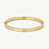 D.Louise Yellow Gold Tone Plated Stainless Steel Crystal Eternity S/M Bangle YBB-017-01