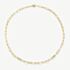 D.Louise Yellow Gold Tone Plated Stainless Steel Paperclip Chain GN-010