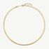 D.Louise Yellow Gold Tone Plated Stainless Steel Snake Chain GN-004