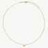 D.Louise Yellow Gold Tone Plated Stainless Steel Mini Heart Pendant THN-61