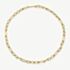 D.Louise Yellow Gold Tone Plated Stainless Steel Eternal Link Chain NAN-06