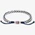 Tommy Hilfiger Braided Stainless Steel Navy Nylon Bracelet 2790511