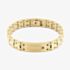 Tommy Hilfiger Oxford Yellow Gold Tone Plated Stainless Steel ID Bar Link Bracelet 2790733