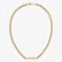 Tommy Hilfiger Clash Gold Plated Logo Curb Chain Necklace 2790578