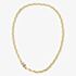 Tommy Hilfiger Yellow Gold Tone Plated Stainess Steel Logo Clasp Chain 2790746