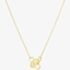 Yellow Gold Plated Large Bee Necklace BFL2-YGP
