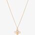 Rose Gold Plated Cubic Zirconia Large Bee Pendant Necklace BPL1-RGP-CZ