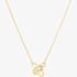 9ct Yellow Gold Diamond Large Bee Necklace BFL1-9YG-D