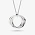 Kit Heath Sterling Silver Bevel Trilogy Grande Link Slider Necklace 9170RP