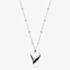 Kit Heath Desire Kiss Midi Heart Ball Chain Pendant 90500RP