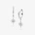 Kit Heath Silver Celeste North Star Hoop Earrings 50456CZ