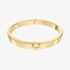 Emporio Armani Yellow Gold Tone Plated Stainless Steel Eagle Logo Bangle EGS3435710