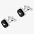 Emporio Armani Black Diamond Logo Cufflinks EGS3385040