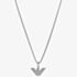 Emporio Armani Mens Stainless Steel Logo Necklace EGS3169040