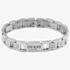 Guess Frontiers Silver-Tone Crystal Bracelet UMB01342ST