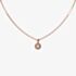 Guess Colour My Day Rose Gold Tone Crystal Necklace UBN02248RG