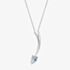 Fei Liu Sterling Silver Cubic Zirconia Shooting Star Pendant Necklace STR-925R-301-CZ00