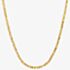 Fred Bennett Everyday Unity 14ct Gold Plated 56cm Popcorn Chain N4568