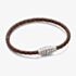 Fred Bennett Mens Brown Leather Magnetic Clasp Bracelet B4727