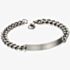 Fred Bennett Stainless Steel Diamond Cut ID Chain Bracelet B4987