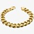 Fred Bennett Everyday Unity Heavyweight Gold IP Curb Bracelet B5444