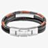Fred Bennett Red Jasper Onyx Multi Layer Leather Bracelet B5637