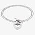 Tommy Hilfiger Ladies Silver Heart Bracelet 2780969