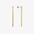 Tommy Hilfiger Ladies Linear Gold Bar Earrings 2780955