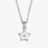 Little Star Kirsty Girls Silver Diamond Star Pendant Necklace LSN0009