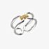 Kit Heath Marina Rope Bar Link Golden Ring 21091GRP