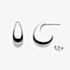 Kit Heath Coast Pebble Smooth Grande Semi Hoop Earrings 40153RP