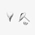 Kit Heath Desire Cherish Heart Stud Earrings 40GTRP