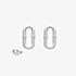 Kit Heath Marina Rope Bar Link Stud Earrings 41091RP