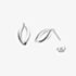 Kit Heath Entwine Twine Link Stud Earrings 41141RP