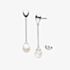 Kit Heath Coast Pebble Pearl Chain Drop Earrings 50169FP