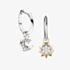 Kit Heath Céleste Pavé Sun & Crescent Moon 15mm Hoop Drop Earrings 50492GCZ