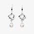 Kit Heath Bevel Trilogy Pearl Link Drop Earrings 5160FP