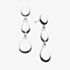 Kit Heath Coast Pebbles Triple Linking Pebbles Drop Earrings 60189RP