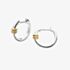 Kit Heath Marina Rope Bar Golden Hoop Earrings 61090GRP