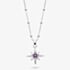 Kit Heath Céleste February Aurora Birthstone Amethyst Ball Chain 18 Inch Pendant 90459AM