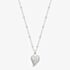 Kit Heath Desire Kiss Precious Pavé Heart 18 Inch Ball Chain Necklace 90511WT
