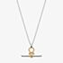 Kit Heath Marina Rope Knot T-Bar Golden 18 Inch Necklace 91093GRP