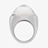 Baccarat Medics Silver Clear Crystal Ring 2602339
