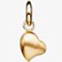 Story Gold Plated Matte Heart 5008807