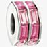 Chamilia Pink Double Baguette Bead 2083-0399
