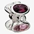Chamilia Majestic Purple Crystal Oval Bead 2083-0205